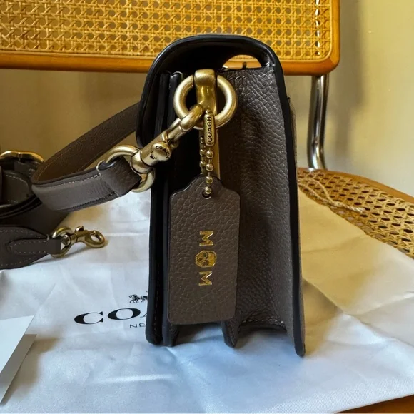 Coach Tabby 26 Shoulder Bag in Dark Stone - Picture 5 of 16